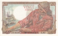 France 1 20 Francs,  7.10.1943